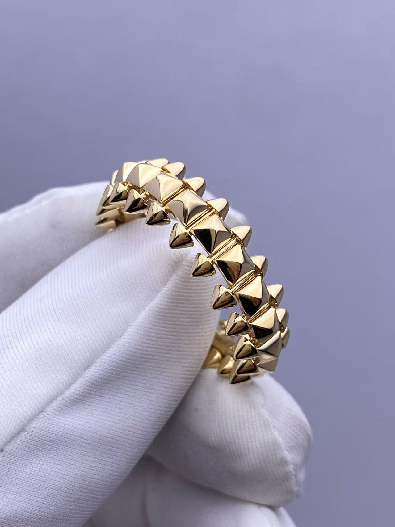 Custom Cartier Clash de Cartier Ring, Medium Model, Solid 18k Yellow Gold